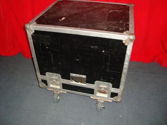 Occasion : Valise Meekel 68x58x72 noire avec roulettes, Musique & Instruments, Boîtiers & Valises, Utilisé, Flight case, Enlèvement