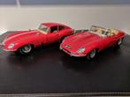 Bburago 1/18 JAGUAR E-type + E-type convertible, Ophalen of Verzenden, Zo goed als nieuw, Auto, Burago