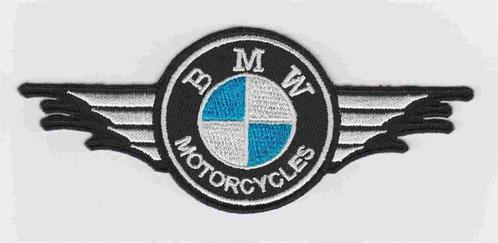BMW Motorcycles wings stoffen opstrijk patch embleem #9, Motoren, Accessoires | Stickers, Verzenden
