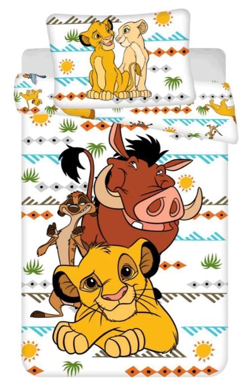 Lion King Dekbedovertrek 140 x 200 cm - Africa, Enfants & Bébés, Chambre d'enfant | Linge de lit, Neuf, Housse de couette, Autres couleurs