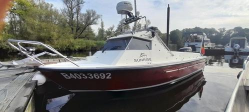 Vis kajuitboot (inruil mogelijk), Watersport en Boten, Motorboten en Motorjachten, Zo goed als nieuw, Polyester, Tot 6 meter, Benzine