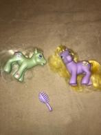 My little pony - mon petit poney : 2 poneys + brosse, Utilisé, Enlèvement ou Envoi