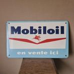 Emaillebord MobilOil, Verzamelen, Ophalen of Verzenden, Reclamebord