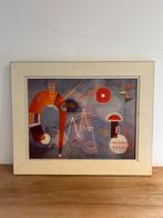 Tableau W. Kandinsky Rond et Pointu 1939 (guaranted by Art B, Ophalen