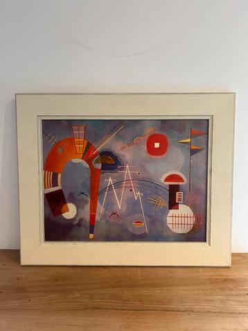 Tableau W. Kandinsky Rond et Pointu 1939 (guaranted by Art B, Enlèvement