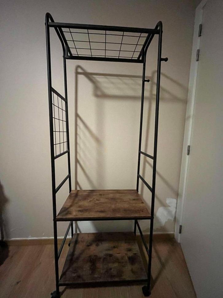 Garderoberek, Huis en Inrichting, Woonaccessoires | Kapstokken, Zo goed als nieuw, Staande kapstok, 150 tot 200 cm, Metaal, Ophalen