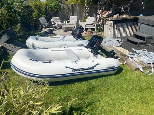 Talamex 250 + QuickSilver 250 en motoren (zo goed als nieuw), Watersport en Boten, Rubberboten, Zo goed als nieuw, Quicksilver