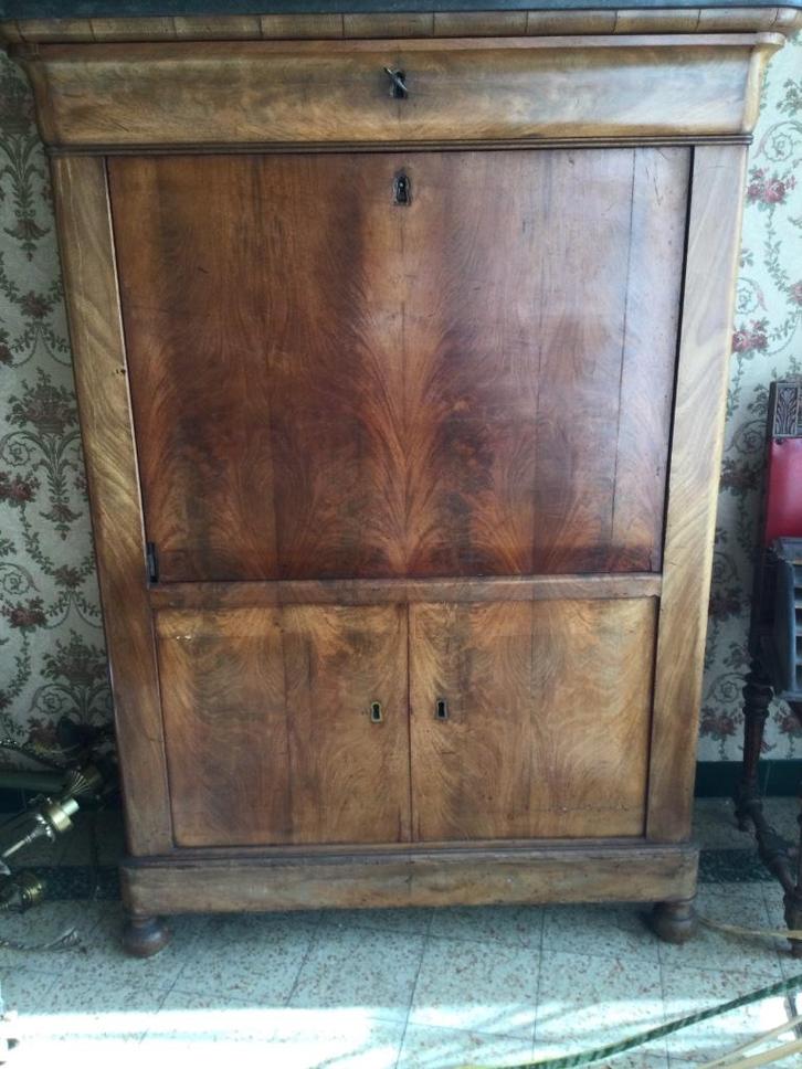 Secrétaire fin XIXe, Antiek en Kunst, Antiek | Meubels | Kasten, Ophalen