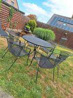 Smeedijzeren tuinset, Tuin en Terras, Ophalen, Overige materialen, Gebruikt, 6 zitplaatsen