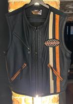 Lederen jas / gilet Harley Davidson Racing, Motoren, Particulier