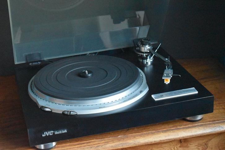JVC QL-5 Quartz-Locked Direct-Drive Turntable, Audio, Tv en Foto, Platenspelers, Gebruikt, Platenspeler, Ophalen