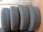 4 metalen velgen + 165/70R14 T winterbanden, Band(en), 165 mm, Gebruikt, Personenwagen