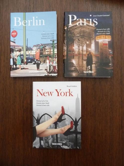 Taschen Portrait of a City - 3 boeken - Paris, Berlin, NY, Livres, Art & Culture | Photographie & Design, Comme neuf, Photographie général