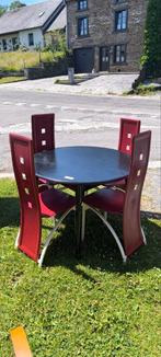Table + 4 chaises, Ophalen, Gebruikt