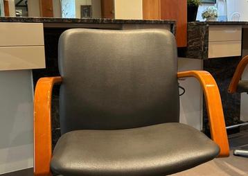 Kapperstoel, Gris, Enlèvement, Cuir, Cinq, Six Chaises ou plus