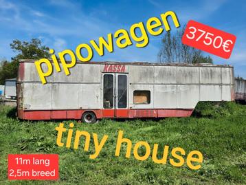 Woonwagen Pipowagen tiny house container caravan bouw tuin 