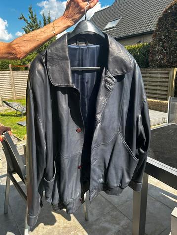 Veste en cuir - Johan David, Neuf, Enlèvement ou Envoi, Johan David, Bleu