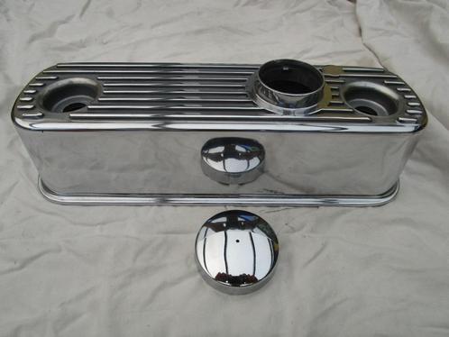 Kleppendeksel aluminium incl chrome dop CLASSIC MINI COOPER, Auto-onderdelen, Motor en Toebehoren, Mini, MG, Rover, Universele onderdelen