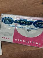 CHEVROLET IMPALA 1963 brochure + handleiding, Enlèvement, Chevrolet