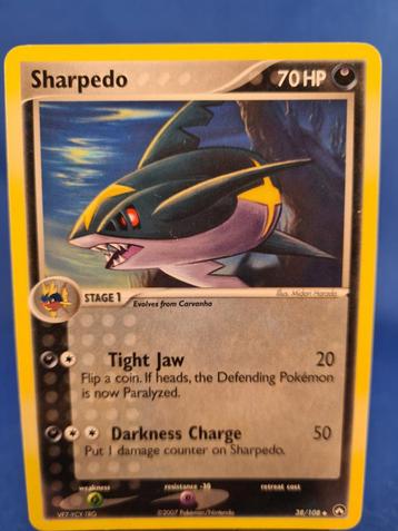 Sharpedo 38/108 - Power Keepers beschikbaar voor biedingen