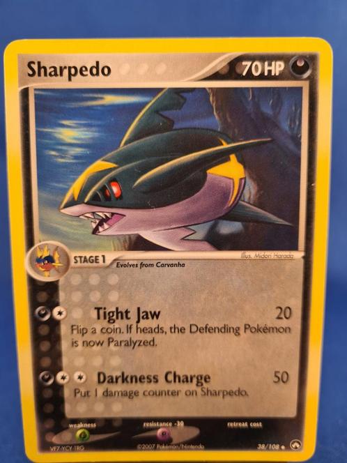 Sharpedo 38/108 - Power Keepers, Hobby en Vrije tijd, Verzamelkaartspellen | Pokémon, Gebruikt, Verzenden
