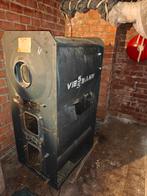 Oude mazoutketel, te slopen voor oud ijzer, Ophalen, IJzer