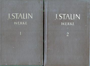 stalin werke 1 en 2 (duits) ddr boeken