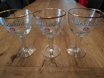 Trappist Westmalle glazen beschikbaar voor biedingen
