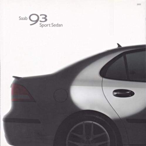 Brochure Saab 9-3 Sport Sedan 06-2002 INTERNATIONAAL, Livres, Autos | Brochures & Magazines, Utilisé, Autres marques, Enlèvement ou Envoi