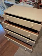 Commode bois massif 4 tiroirs, 3 ou 4 tiroirs, Enlèvement, Utilisé