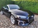 Audi A5 Cabriolet 40 TFSI S line OPF tronic (bj 2021), Auto's, 4 cilinders, Zwart, Leder, Bedrijf