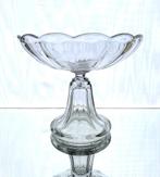 Val Saint Lambert schaal op voet model Côtes, Enlèvement ou Envoi