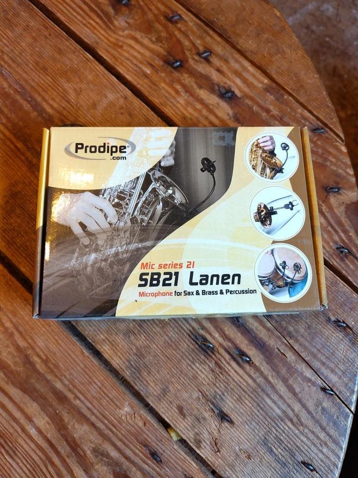 Lanen Prodipe SB21 instrumentmicrofoon, Muziek en Instrumenten, Microfoons, Zo goed als nieuw, Instrumentmicrofoon, Ophalen of Verzenden