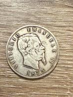 Zilveren 5 lire uit 1875, Ophalen