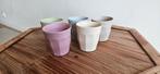 Bamboe bekertjes, Uni, Comme neuf, Enlèvement, Autres matériaux