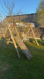 Schommel met klimmuur en glijbaan (niet op foto), Ophalen, Gebruikt, Glijbaan