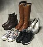 Lot de chaussures femme 5 paires, Taille 38-39, Prix :15€, Comme neuf, Noir, Enlèvement ou Envoi