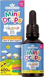 Natures Aid Health 200iu 50 ml Vitamine D3 GRATIS LEVERING