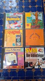 6 CD-ROM éducatifs, Cd's en Dvd's, Cd's | Overige Cd's, Ophalen of Verzenden, Gebruikt