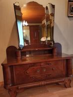 Spiegel drieluik, met commode, Antiek en Kunst, Ophalen, Rechthoekig, 100 tot 150 cm, 100 tot 150 cm