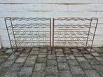 Set wijnrekken flessenrekken; samen €8, 25 bouteilles ou plus, Enlèvement, Utilisé, Métal