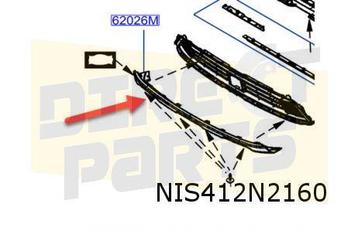 Nissan Townstar (1/22-) (XFK) onderspoiler voorbumper (grijs beschikbaar voor biedingen