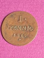 1819 Duitsland Hessen-Darmstadt 1 pfennig, Verzenden, Duitsland, Losse munt