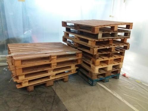 Paletten, Doe-het-zelf en Bouw, Hout en Planken, Gebruikt, Pallet, Overige houtsoorten, Minder dan 200 cm, Geïmpregneerd, Ophalen