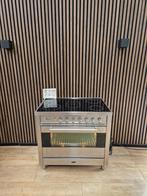 Luxe Rvs Boretti Fornuis keramisch 90 cm (Gratis bezorgen), Elektronische apparatuur, Kookplaten, 5 kookzones of meer, Vrijstaand
