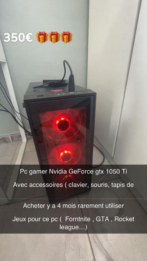 Pc gamer, Computers en Software, Desktop Pc's, Zo goed als nieuw, Ophalen of Verzenden