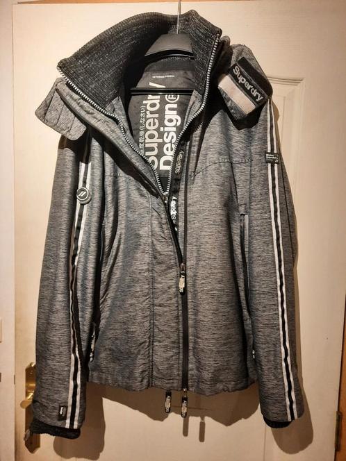 Superdry grijze winterjas voor heren, maat XXL, Kleding | Heren, Jassen | Winter, Gedragen