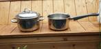2 kookpotjes, Huis en Inrichting, Keuken | Potten en Pannen, Ophalen of Verzenden, Gebruikt, Pannenset