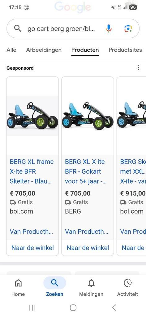 Berg go-kart, Kinderen en Baby's, Speelgoed | Buiten | Skelters, Zo goed als nieuw, Ophalen