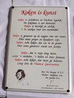 Emaille borden klein Bert de Bruyne Antwerpen, Antiek en Kunst, Ophalen